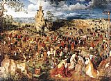 Pieter The Elder Bruegel Canvas Paintings - Christ Carrying the Cross